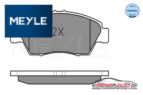 Achat de MEYLE 025 216 9416/W Kit de plaquettes de frein, frein à disque pas chères