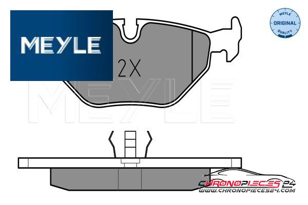 Achat de MEYLE 025 216 0717 Kit de plaquettes de frein, frein à disque pas chères