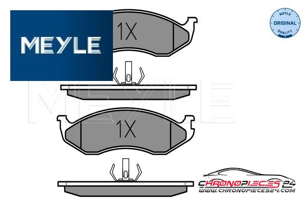 Achat de MEYLE 025 218 2217 Kit de plaquettes de frein, frein à disque pas chères