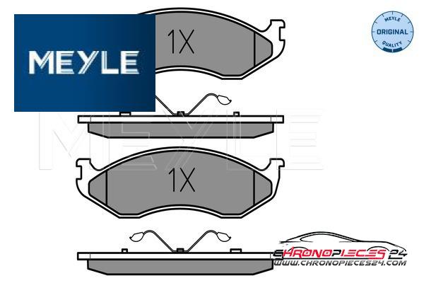 Achat de MEYLE 025 218 2217 Kit de plaquettes de frein, frein à disque pas chères