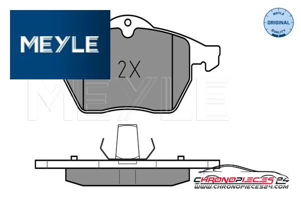 Achat de MEYLE 025 218 2919 Kit de plaquettes de frein, frein à disque pas chères