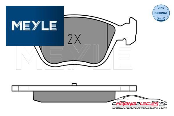 Achat de MEYLE 025 216 3719/W Kit de plaquettes de frein, frein à disque pas chères