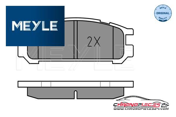 Achat de MEYLE 025 217 0315/W Kit de plaquettes de frein, frein à disque pas chères