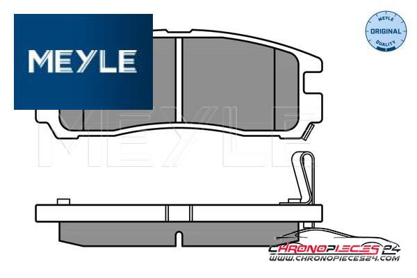 Achat de MEYLE 025 217 0615/W Kit de plaquettes de frein, frein à disque pas chères