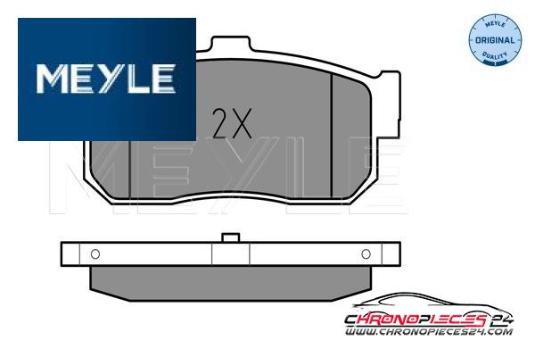 Achat de MEYLE 025 217 1316/W Kit de plaquettes de frein, frein à disque pas chères