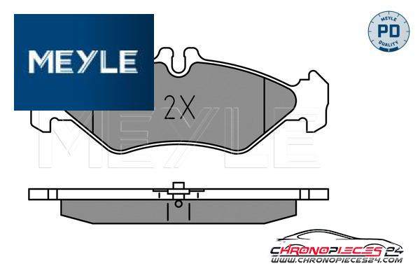 Achat de MEYLE 025 216 2117/PD Kit de plaquettes de frein, frein à disque pas chères