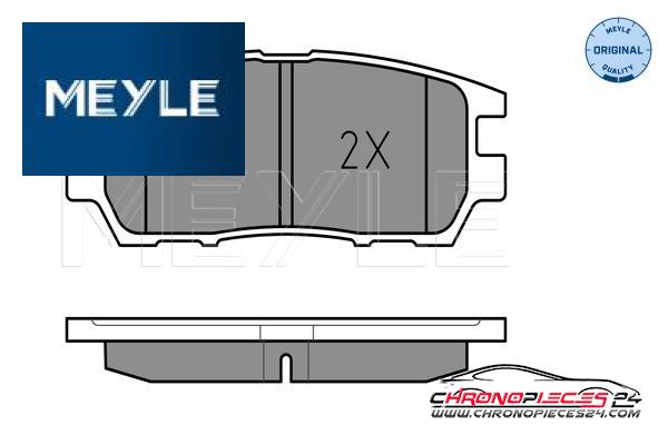 Achat de MEYLE 025 218 4014/W Kit de plaquettes de frein, frein à disque pas chères