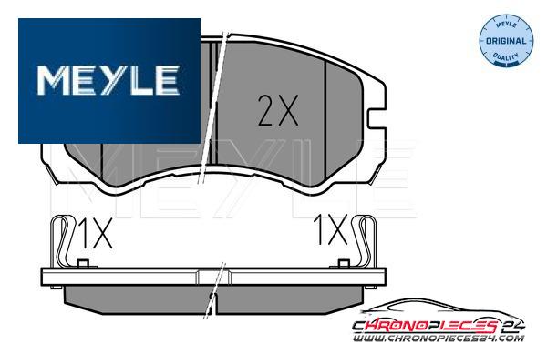 Achat de MEYLE 025 218 4516/W Kit de plaquettes de frein, frein à disque pas chères