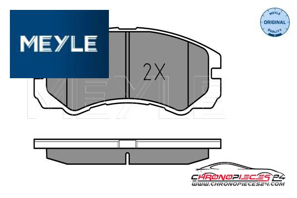 Achat de MEYLE 025 218 4516/W Kit de plaquettes de frein, frein à disque pas chères