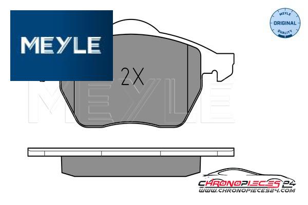 Achat de MEYLE 025 218 4819 Kit de plaquettes de frein, frein à disque pas chères