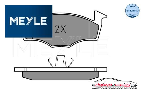 Achat de MEYLE 025 218 6817/W Kit de plaquettes de frein, frein à disque pas chères