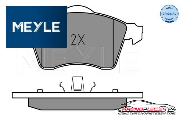 Achat de MEYLE 025 218 8319 Kit de plaquettes de frein, frein à disque pas chères