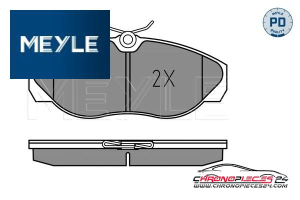 Achat de MEYLE 025 217 9719/PD Kit de plaquettes de frein, frein à disque pas chères