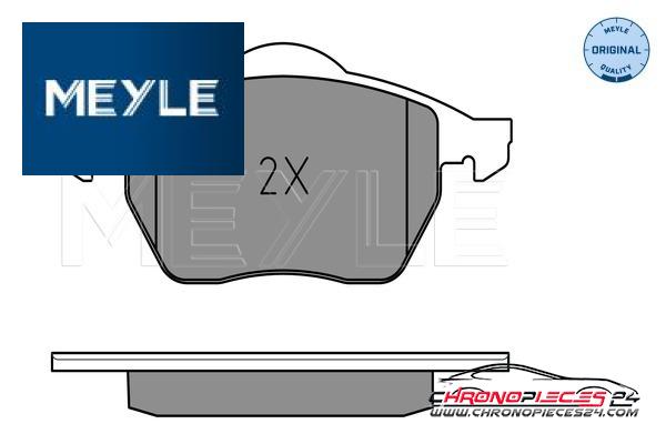 Achat de MEYLE 025 218 4919/W Kit de plaquettes de frein, frein à disque pas chères