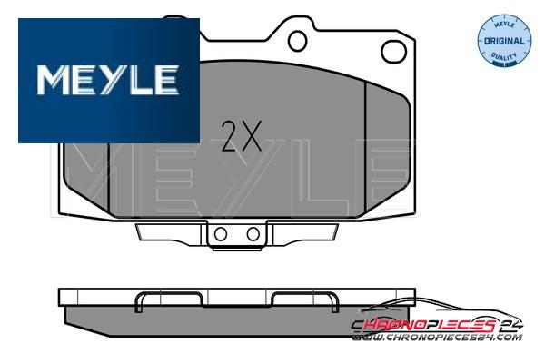 Achat de MEYLE 025 218 5415/W Kit de plaquettes de frein, frein à disque pas chères