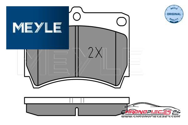 Achat de MEYLE 025 216 5415/W Kit de plaquettes de frein, frein à disque pas chères