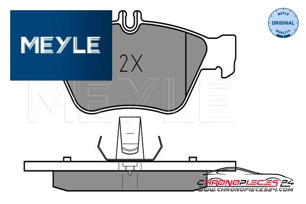 Achat de MEYLE 025 216 6419 Kit de plaquettes de frein, frein à disque pas chères