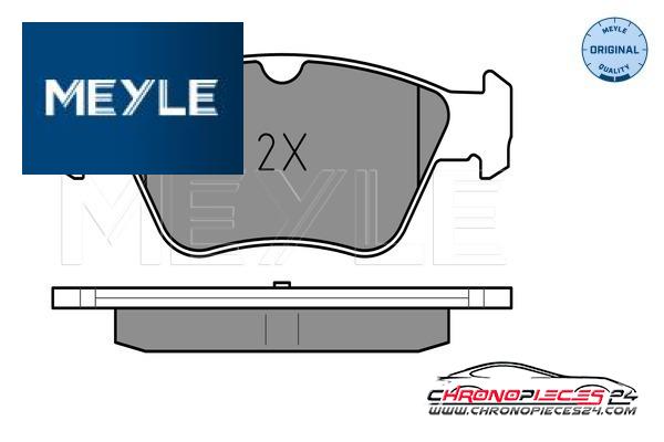 Achat de MEYLE 025 216 6419 Kit de plaquettes de frein, frein à disque pas chères