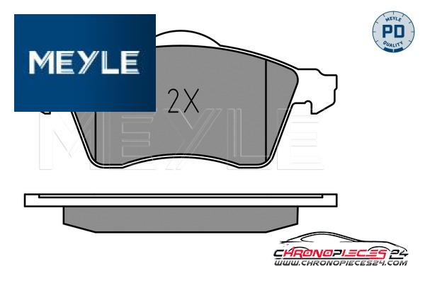 Achat de MEYLE 025 218 8519/PD Kit de plaquettes de frein, frein à disque pas chères