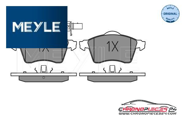 Achat de MEYLE 025 218 8519/W Kit de plaquettes de frein, frein à disque pas chères