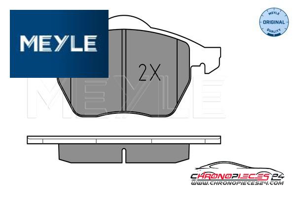 Achat de MEYLE 025 219 1119 Kit de plaquettes de frein, frein à disque pas chères