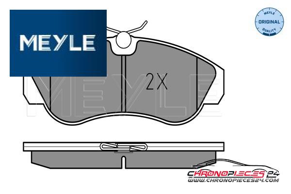 Achat de MEYLE 025 217 9919/W Kit de plaquettes de frein, frein à disque pas chères