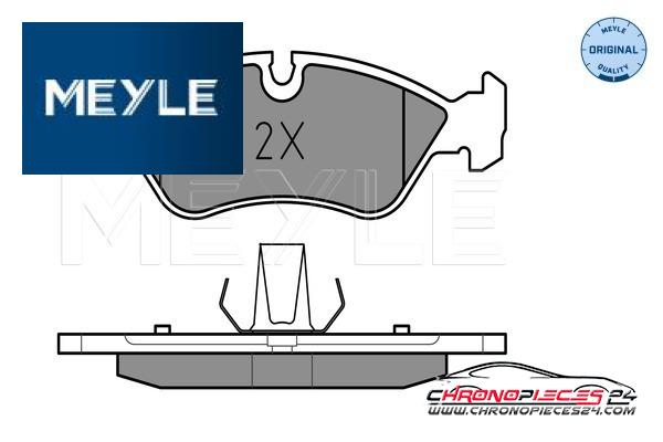 Achat de MEYLE 025 218 6217 Kit de plaquettes de frein, frein à disque pas chères