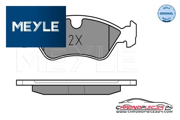 Achat de MEYLE 025 218 6217 Kit de plaquettes de frein, frein à disque pas chères