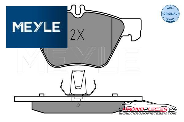 Achat de MEYLE 025 216 7020 Kit de plaquettes de frein, frein à disque pas chères