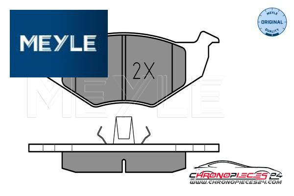 Achat de MEYLE 025 218 6615 Kit de plaquettes de frein, frein à disque pas chères