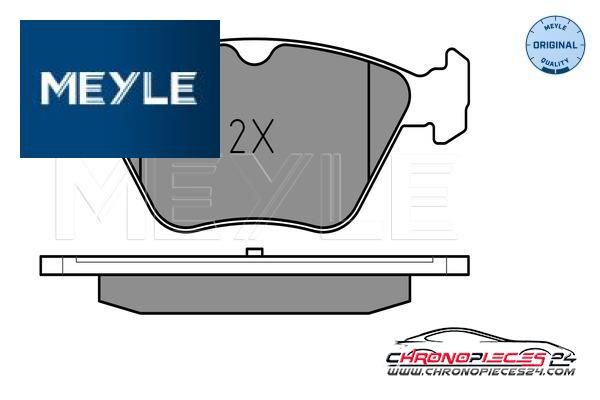 Achat de MEYLE 025 216 7020 Kit de plaquettes de frein, frein à disque pas chères