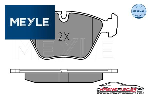 Achat de MEYLE 025 216 7720 Kit de plaquettes de frein, frein à disque pas chères