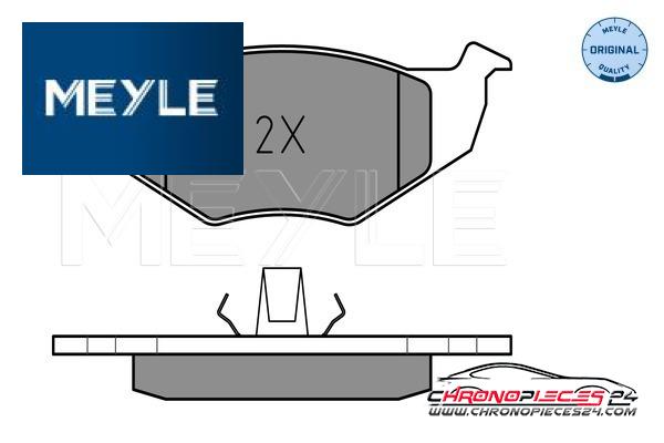 Achat de MEYLE 025 218 6617 Kit de plaquettes de frein, frein à disque pas chères