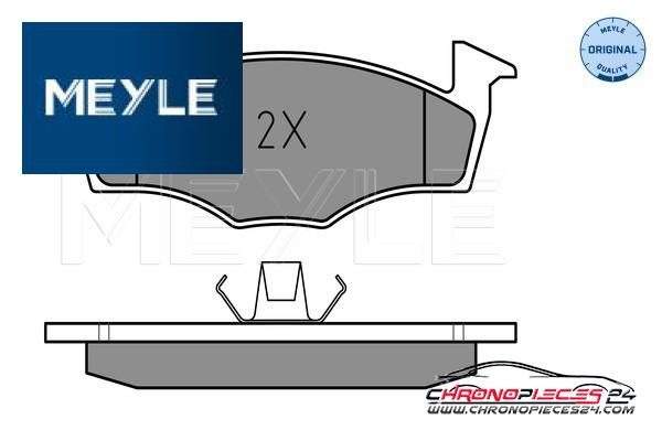 Achat de MEYLE 025 218 6617 Kit de plaquettes de frein, frein à disque pas chères