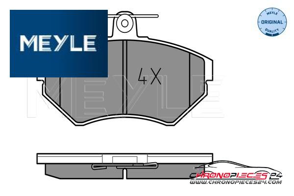 Achat de MEYLE 025 219 4516 Kit de plaquettes de frein, frein à disque pas chères