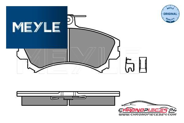 Achat de MEYLE 025 219 2017 Kit de plaquettes de frein, frein à disque pas chères