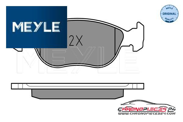 Achat de MEYLE 025 219 2717/W Kit de plaquettes de frein, frein à disque pas chères