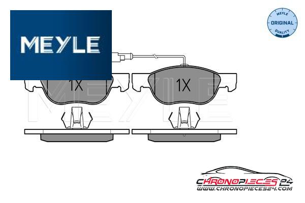 Achat de MEYLE 025 219 2717/W Kit de plaquettes de frein, frein à disque pas chères