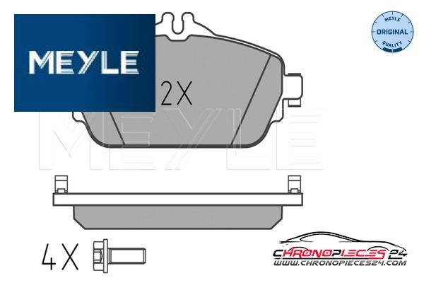 Achat de MEYLE 025 220 3219 Kit de plaquettes de frein, frein à disque pas chères