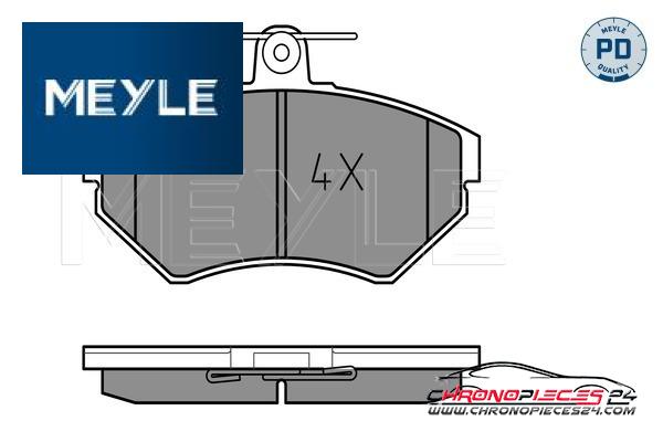 Achat de MEYLE 025 219 4516/PD Kit de plaquettes de frein, frein à disque pas chères