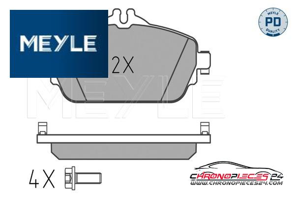 Achat de MEYLE 025 220 3219/PD Kit de plaquettes de frein, frein à disque pas chères