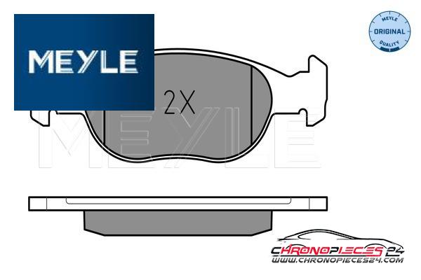 Achat de MEYLE 025 219 3017/W Kit de plaquettes de frein, frein à disque pas chères