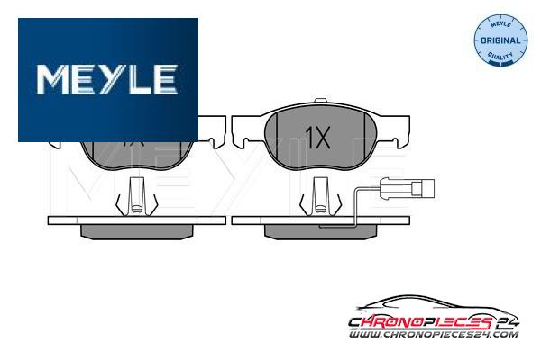 Achat de MEYLE 025 219 3017/W Kit de plaquettes de frein, frein à disque pas chères