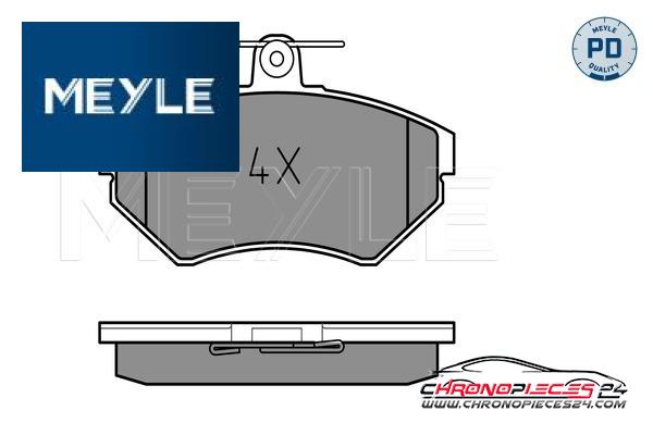 Achat de MEYLE 025 219 4519/PD Kit de plaquettes de frein, frein à disque pas chères