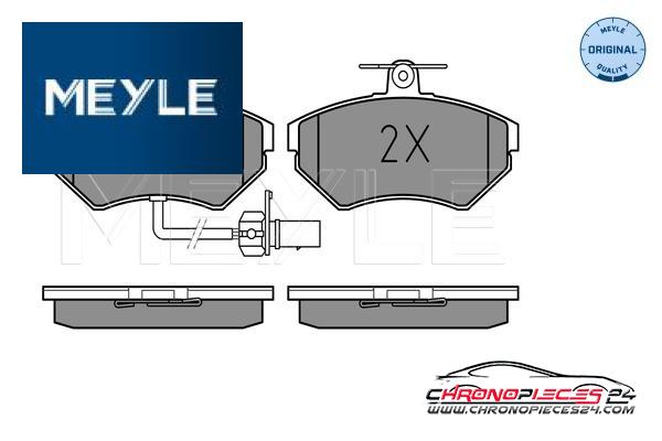 Achat de MEYLE 025 219 4519/W Kit de plaquettes de frein, frein à disque pas chères