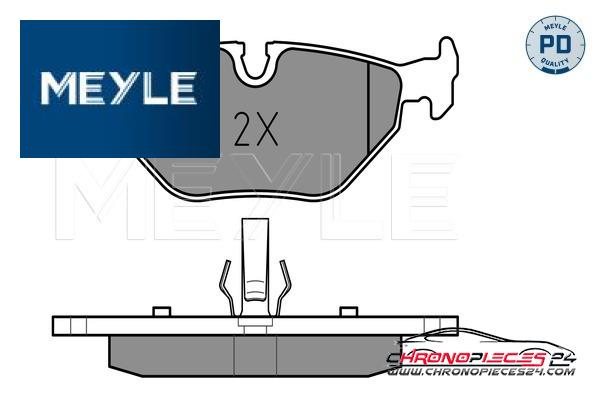 Achat de MEYLE 025 219 3417/PD Kit de plaquettes de frein, frein à disque pas chères