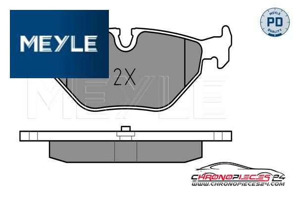 Achat de MEYLE 025 219 3417/PD Kit de plaquettes de frein, frein à disque pas chères