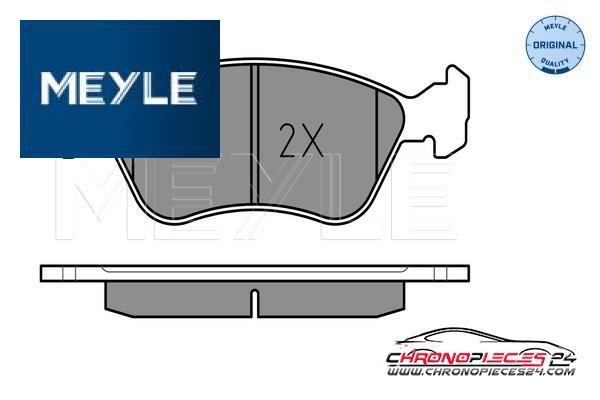 Achat de MEYLE 025 219 7617/W Kit de plaquettes de frein, frein à disque pas chères