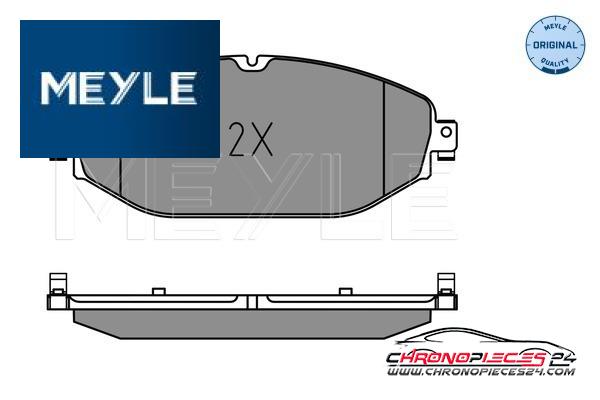 Achat de MEYLE 025 220 7619 Kit de plaquettes de frein, frein à disque pas chères