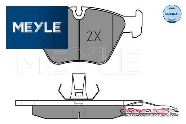 Achat de MEYLE 025 219 9020 Kit de plaquettes de frein, frein à disque pas chères